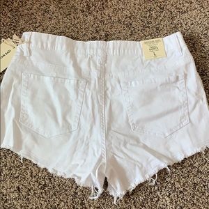 American Bazi Shorts - NWT White High Wasted Shorts American Bazi Shorts - NWT White High Wasted Shorts